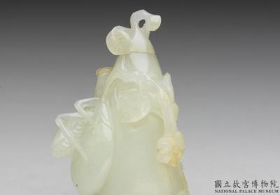 图片[2]-Jade snuff bottle in the shape of an aubergine, Qing dynasty, 18th century-China Archive